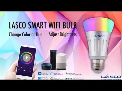 enzo wifi|LASCO SMART WIFI BULB UNBOXING .